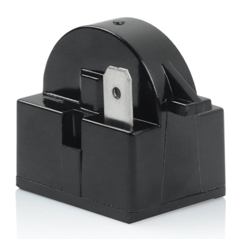 FLYPIG QP2-4.7 1 Pin 4.7G 4R7 Refrigerator PTC Starter Relay Black for Vissani Danby Compressor - Image 1